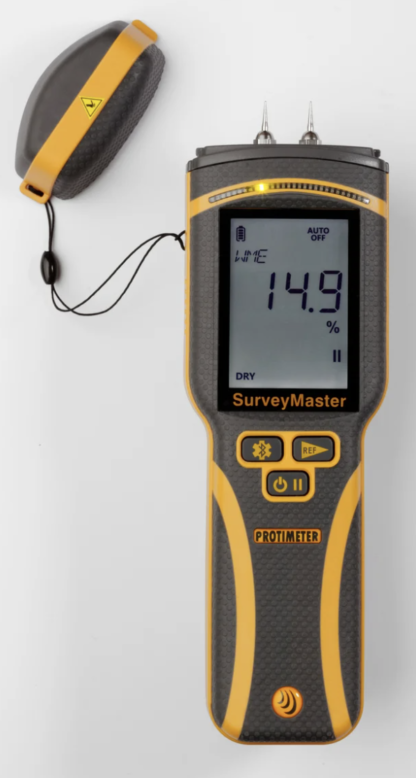 Protimeter SurveyMaster w/2 Pin Probe, Deep Wall Probe